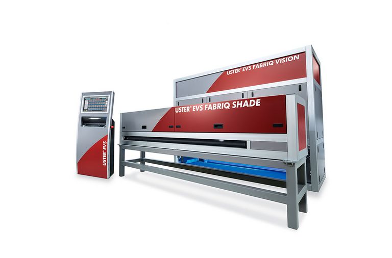 Combination of Uster EVS Fabriq Vision and Uster EVS Fabriq Shade including monitor