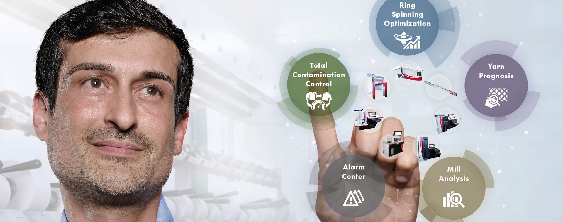 Uster Quality Expert Textile Expertise services provide several user benefits, including acting as a digital consultant for spinning mills, complementing the technical teams, and providing vital support in decision-making.